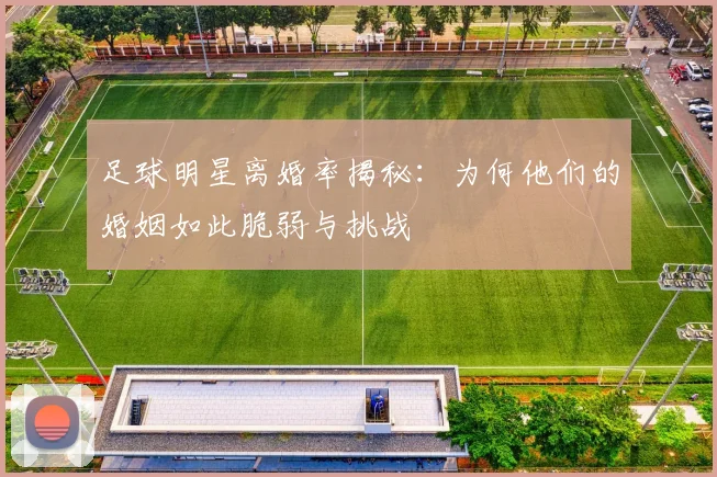 足球明星离婚率揭秘：为何他们的婚姻如此脆弱与挑战