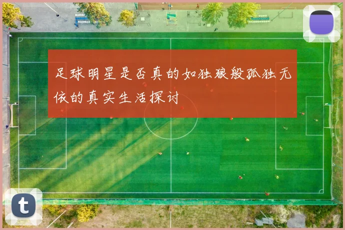 足球明星是否真的如独狼般孤独无依的真实生活探讨